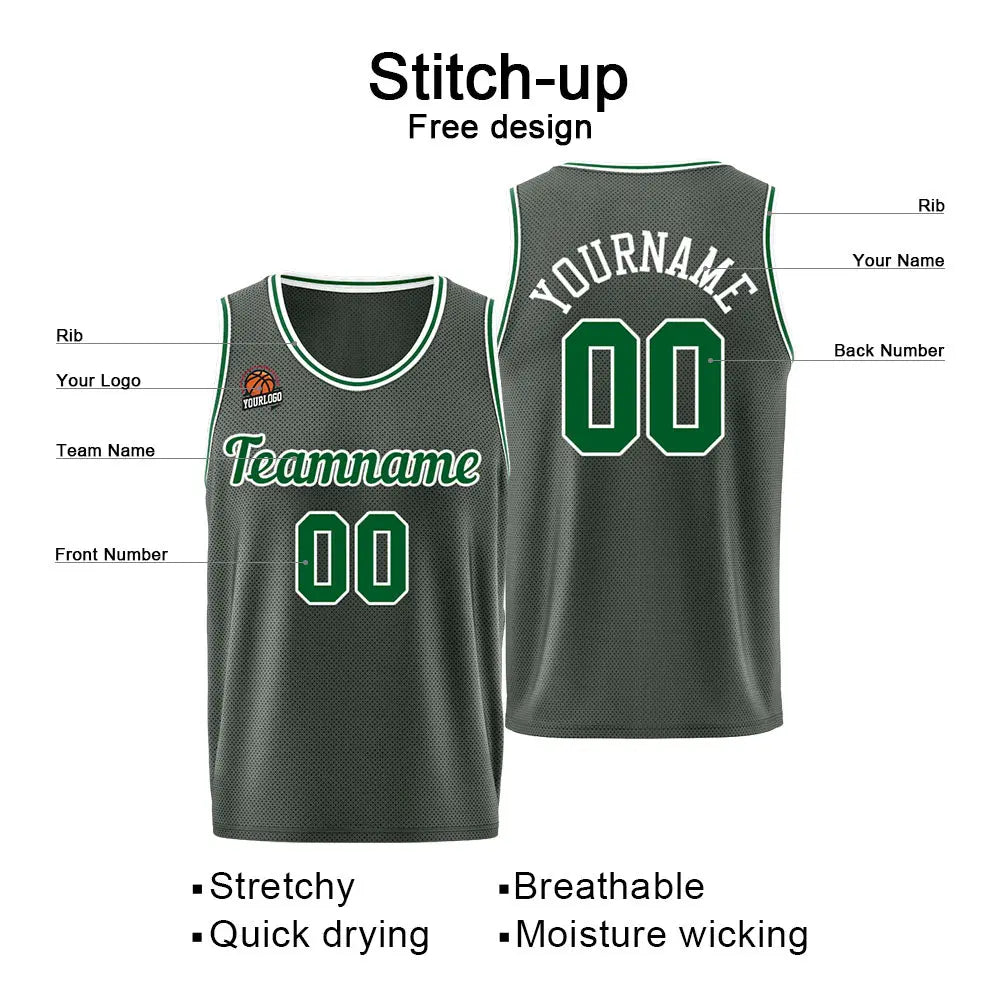 Custom Basketball Jersey for Men &Women & Kid, Athletic Uniform Personalized Stitched Team Name Number Logo enthsush