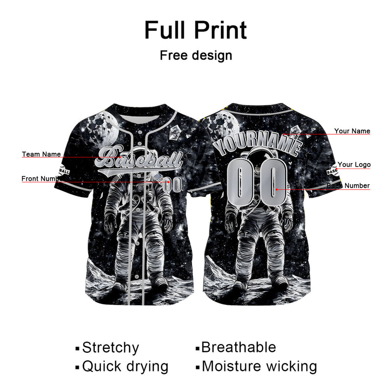 Custom Gray Jersey Personalized Baseball Shirt for Men Women Kids Youth