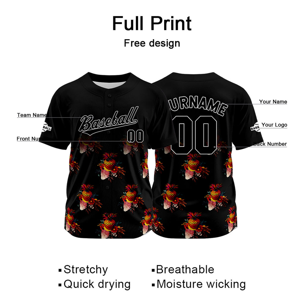 Custom Red Baseball Jersey Personalized Baseball Shirt for Men Women Kids Youth enthsush