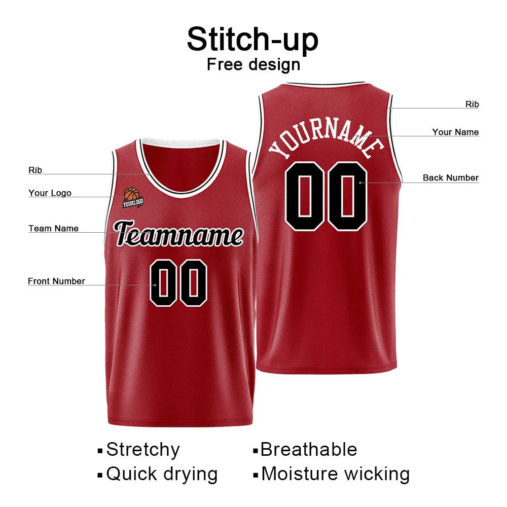Custom Basketball Jersey for Men &Women & Kid, Athletic Uniform Personalized Stitched Team Name Number Logo enthsush
