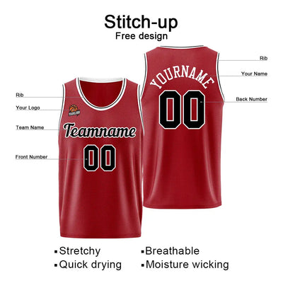 Custom Basketball Jersey for Men &Women & Kid, Athletic Uniform Personalized Stitched Team Name Number Logo enthsush