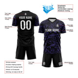 Custom Soccer Jerseys for Men Women Personalized Soccer Uniforms for Adult and Kid Purple-Black