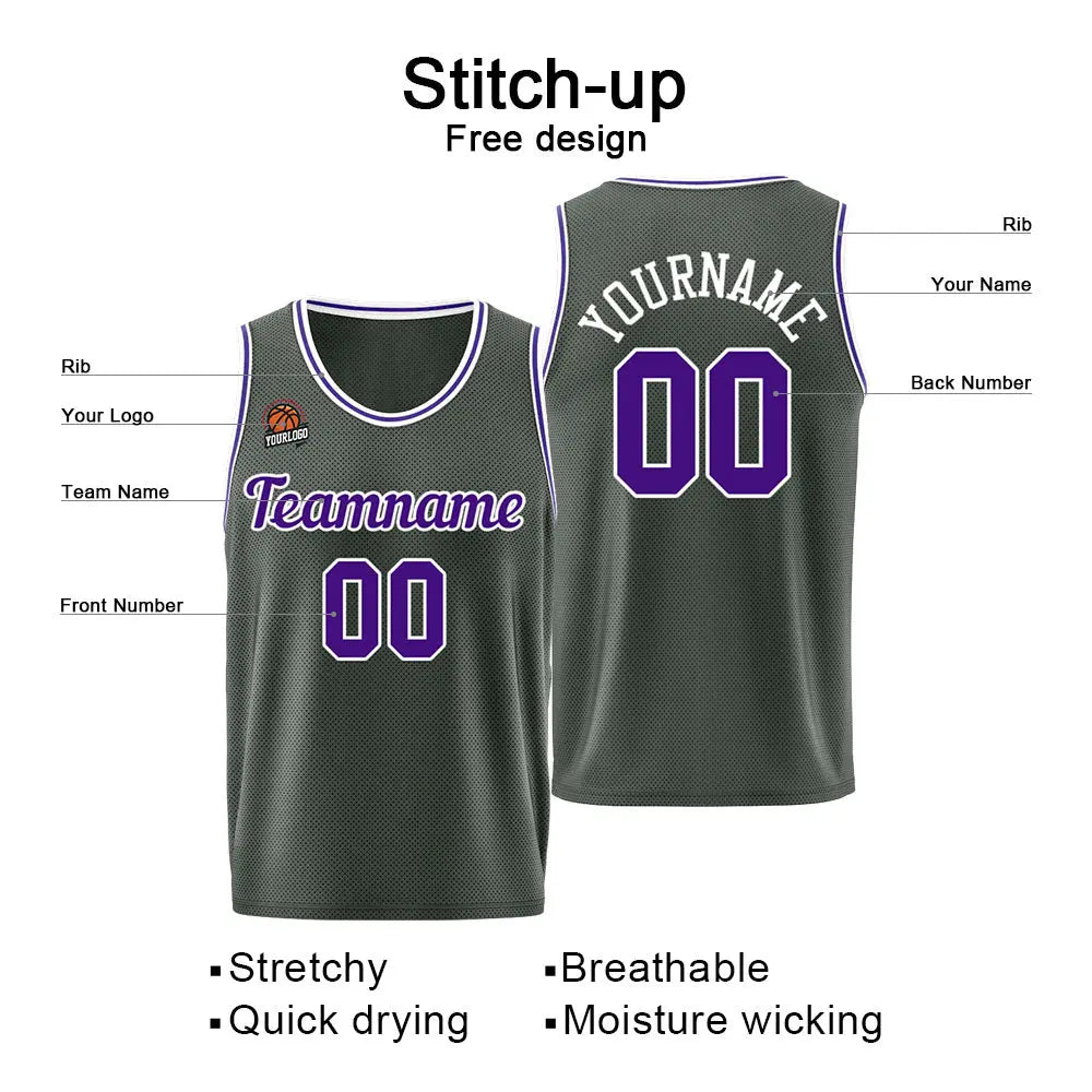 Custom Basketball Jersey for Men &Women & Kid, Athletic Uniform Personalized Stitched Team Name Number Logo enthsush