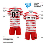 Custom Soccer Jerseys for Men Women Personalized Soccer Uniforms for Adult and Kid Red-White