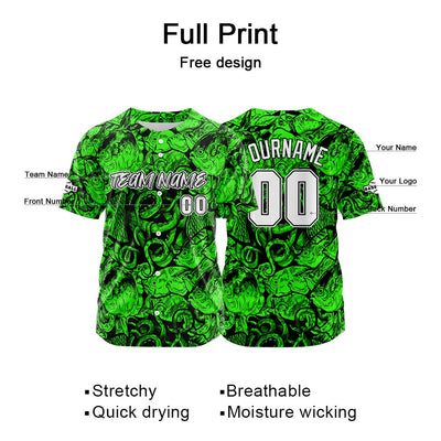 Custom Baseball Uniforms High-Quality for Adult Kids Optimized for Performance Seabed-Green enthsush