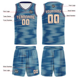Custom Navy Cream Basketball Jersey Uniform Suit Printed Your Logo Name Number