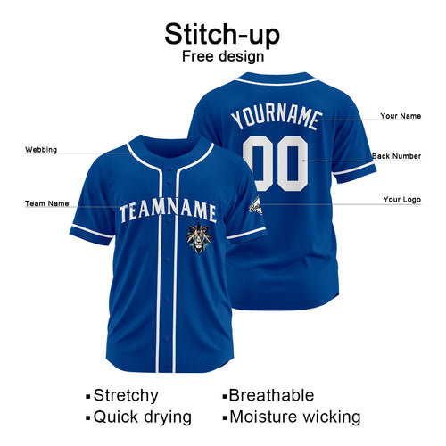 Custom Baseball Uniforms High-Quality for Adult Kids Optimized for Performance Royal enthsush