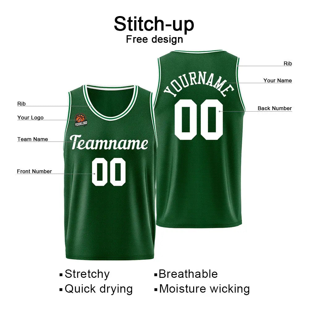 Custom Basketball Jersey for Men &Women & Kid, Athletic Uniform Personalized Stitched Team Name Number Logo enthsush