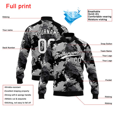Personalized Custom Men's Jacket Customize Your Team Name, Logo, and Number enthsush