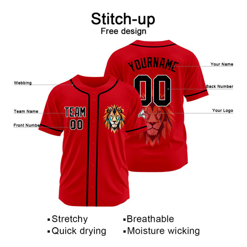 Custom Baseball Uniforms High-Quality for Adult Kids Optimized for Performance Red enthsush