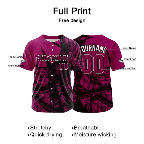 Custom Baseball Uniforms High-Quality for Adult Kids Optimized for Performance Staircase-Rose enthsush