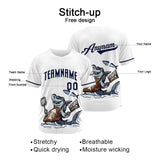 Custom Baseball Uniforms High-Quality for Adult Kids Optimized for Performance Chef Shark-White