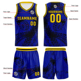 Custom Royal Basketball Jersey Uniform Suit Printed Your Logo Name Number