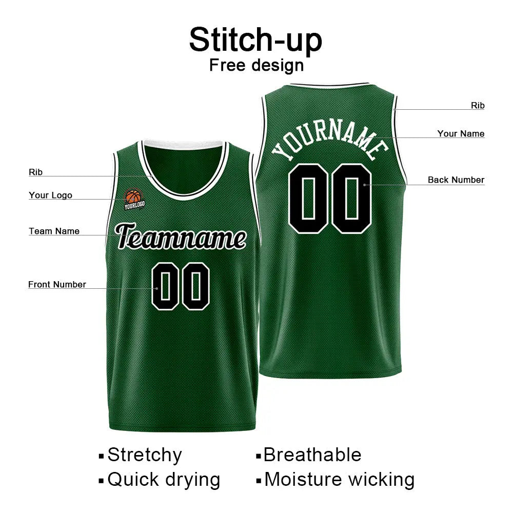 Custom Basketball Jersey for Men &Women & Kid, Athletic Uniform Personalized Stitched Team Name Number Logo enthsush