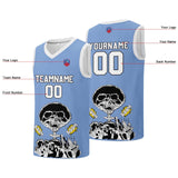 Custom basketball jersey for men and women. Stitched and printed name, number and logo