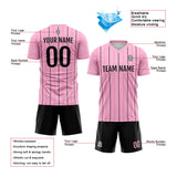 Custom Soccer Jerseys for Men Women Personalized Soccer Uniforms for Adult and Kid Pink