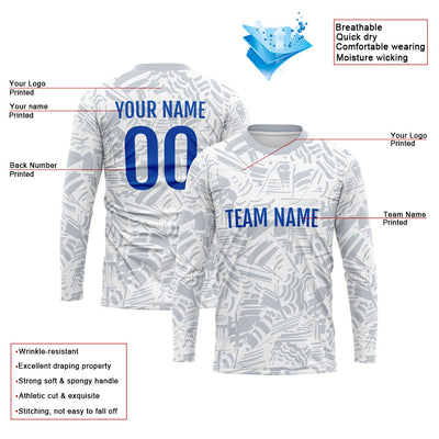 Custom Basketball Soccer Football Shooting Long T-Shirt for Adults and Kids Light Gray enthsush