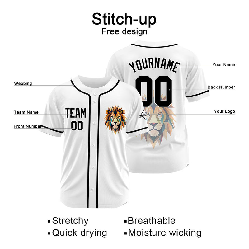 Custom Baseball Uniforms High-Quality for Adult Kids Optimized for Performance White