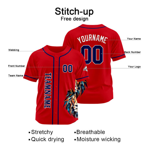 Custom Baseball Uniforms High-Quality for Adult Kids Optimized for Performance Red enthsush