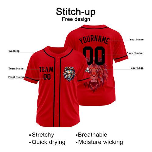 Custom Baseball Uniforms High-Quality for Adult Kids Optimized for Performance Red enthsush