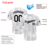 Custom Full Print Design Authentic Baseball Jersey white