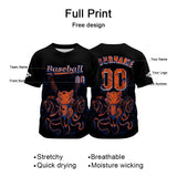 Custom Black Baseball Jersey Personalized Baseball Shirt for Men Women Kids Youth