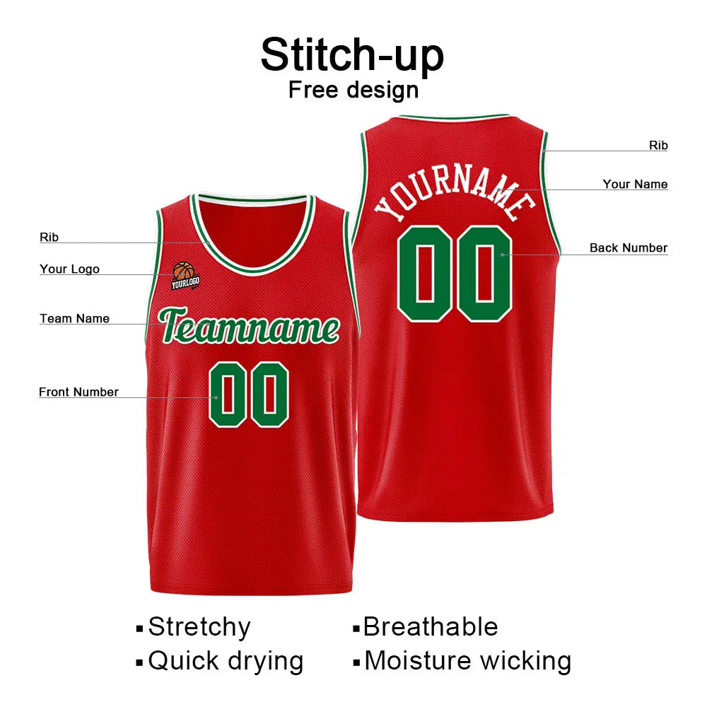 Custom Basketball Jersey for Men &Women & Kid, Athletic Uniform Personalized Stitched Team Name Number Logo enthsush