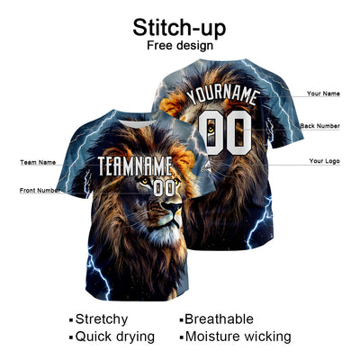 Custom Baseball Uniforms High-Quality for Adult Kids Optimized for Performance Lightning Lion enthsush