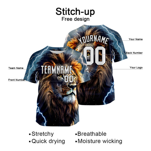 Custom Baseball Uniforms High-Quality for Adult Kids Optimized for Performance Lightning Lion enthsush