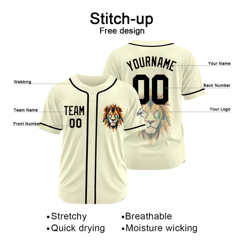 Custom Baseball Uniforms High-Quality for Adult Kids Optimized for Performance Cream enthsush