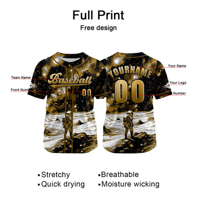 Custom Earthy Yellow Jersey Personalized Baseball Shirt for Men Women Kids Youth enthsush