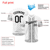 Custom Full Print Design Authentic Baseball Jersey Bandanna-White