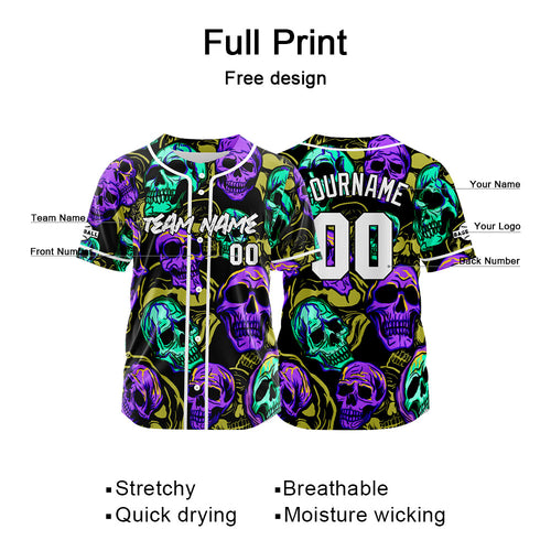 Custom Baseball Jersey Personalized Baseball Shirt for Men Women Kids Youth Teams Stitched and Print Yellow&Purple enthsush