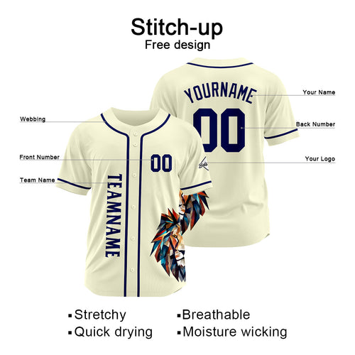 Custom Baseball Uniforms High-Quality for Adult Kids Optimized for Performance Cream enthsush
