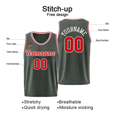 Custom Basketball Jersey for Men &Women & Kid, Athletic Uniform Personalized Stitched Team Name Number Logo enthsush