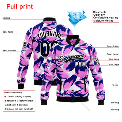 Personalized Custom Men's Jacket Customize Your Team Name, Logo, and Number enthsush