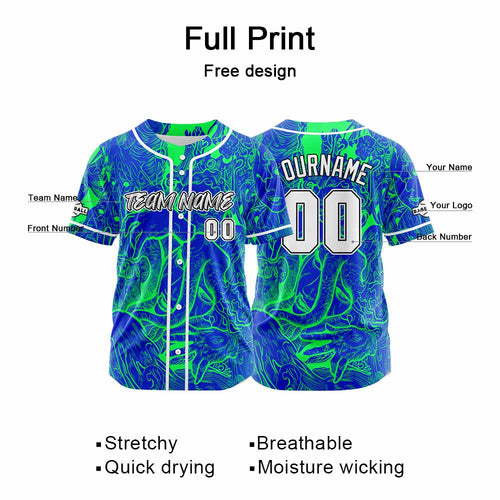Custom Baseball Uniforms High-Quality for Adult Kids Optimized for Performance Witch-Royal-Green enthsush