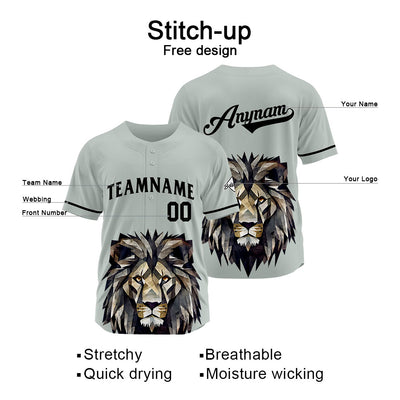 Custom Baseball Uniforms High-Quality for Adult Kids Optimized for Performance Gray enthsush
