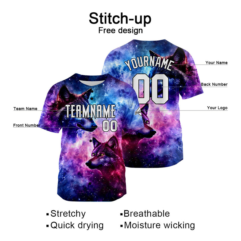 Custom Baseball Uniforms High-Quality for Adult Kids Optimized for Performance Starry Wolf