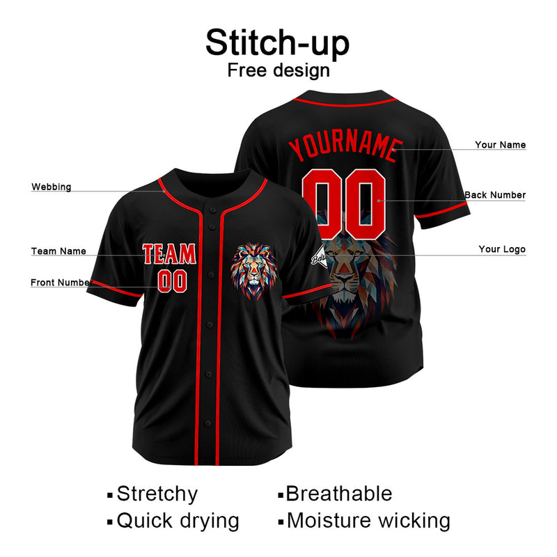 Custom Baseball Uniforms High-Quality for Adult Kids Optimized for Performance Black