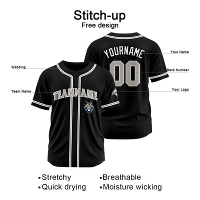 Custom Baseball Uniforms High-Quality for Adult Kids Optimized for Performance Black enthsush
