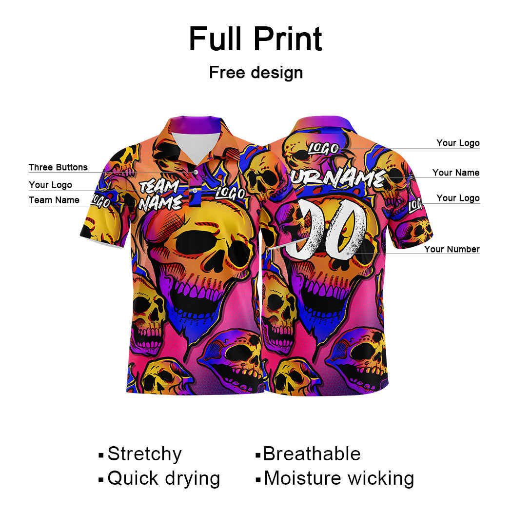 Custom Football Polo Shirts  Add Your Unique Logo/Name/Number Rose&Royal enthsush