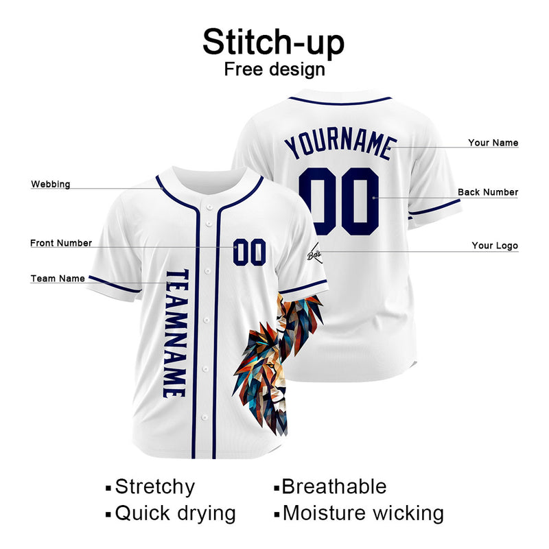 Custom Baseball Uniforms High-Quality for Adult Kids Optimized for Performance White