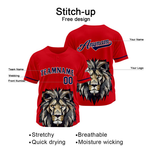 Custom Baseball Uniforms High-Quality for Adult Kids Optimized for Performance Red enthsush