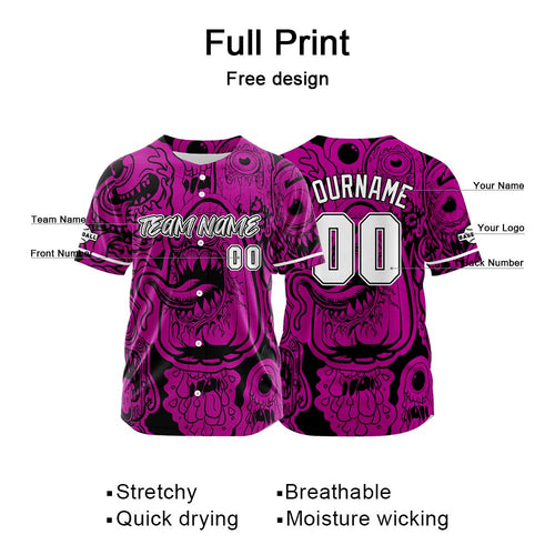 Custom Baseball Uniforms High-Quality for Adult Kids Optimized for Performance Monster-Rose enthsush