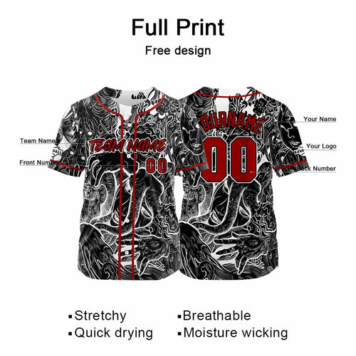 Custom Baseball Uniforms High-Quality for Adult Kids Optimized for Performance Witch-Black enthsush
