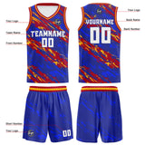 Custom Royal Red Basketball Jersey Uniform Suit Printed Your Logo Name Number