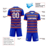 Custom Soccer Jerseys for Men Women Personalized Soccer Uniforms for Adult and Kid Royal-Orange