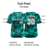 Custom Baseball Uniforms High-Quality for Adult Kids Optimized for Performance Seabed-Teal
