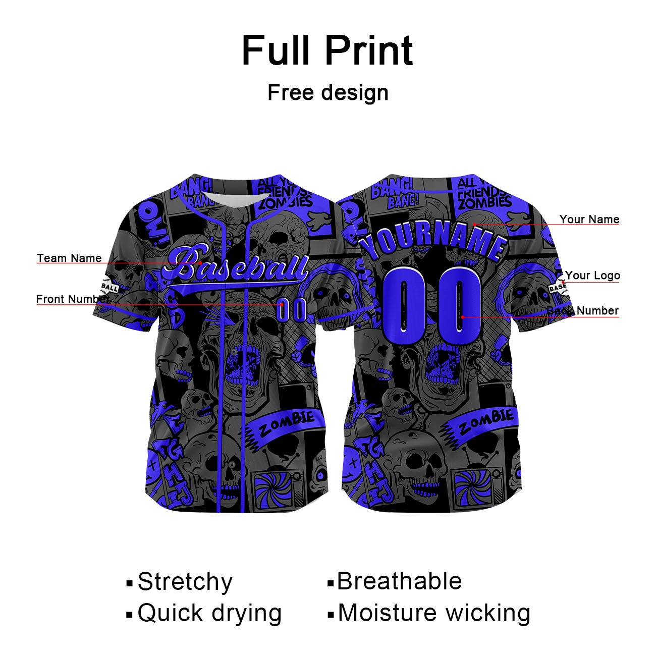 Custom Gray Jersey Personalized Baseball Shirt for Men Women Kids Youth enthsush